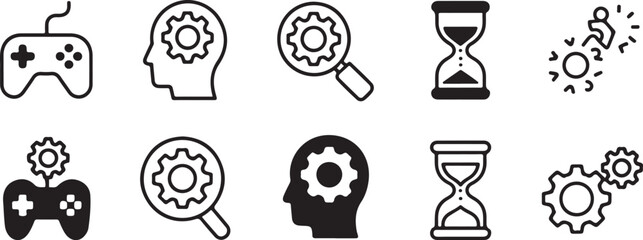 controller gamepad joystick console system process automation time © AIcon Star