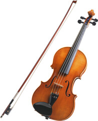 Fototapeta premium violin on white background