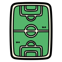 soccer field illustration © smalllike