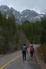 Obraz premium hiking in the mountains