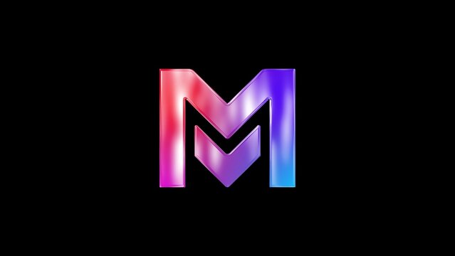 Cool Outlined Neon Glowing Logo Reveal