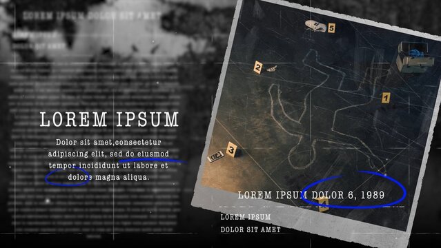 Crime Scene Picture Evidence Police Investigation Detective Slideshow