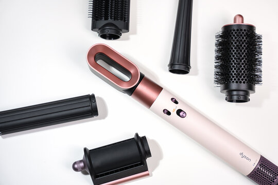 Top view of Dyson Airwrap Hair Styler With Attachments