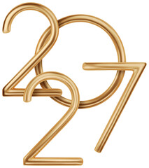 New Year Elegant Numbers 2027
