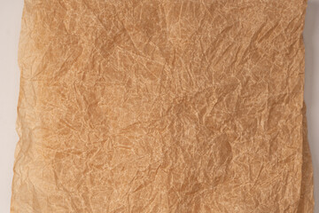 Fototapeta premium Crumpled paper as background. Top view.