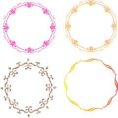 set of vintage frames