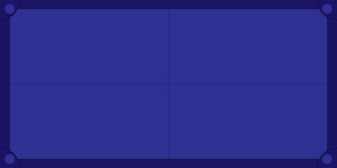 Fototapeta premium Minimalist blue rounded rectangle with grid pattern on white backdrop for design template use