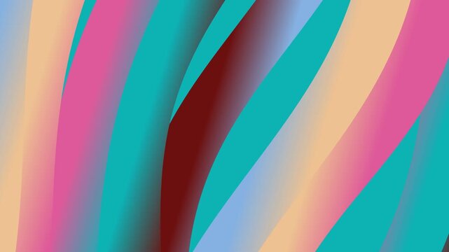 A vibrant abstract image with curved, color gradients