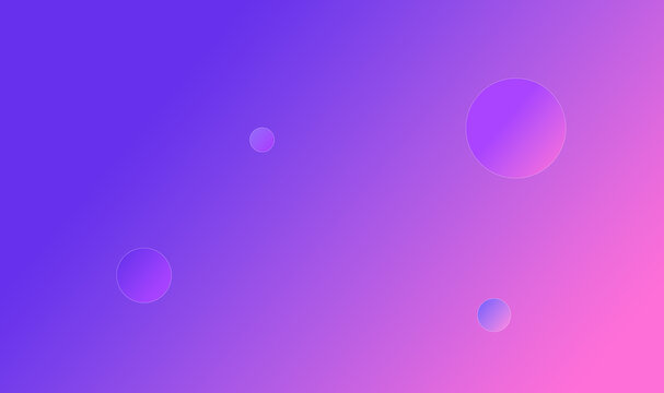 Minimal Abstract Gradient Background with Soft Bubble Shapes