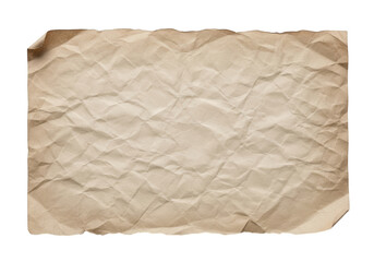 Obraz premium Aged and crumpled piece of parchment paper with visible texture