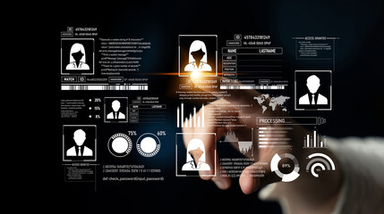 ID security ensures personal data protection with secure login systems, digital identity...