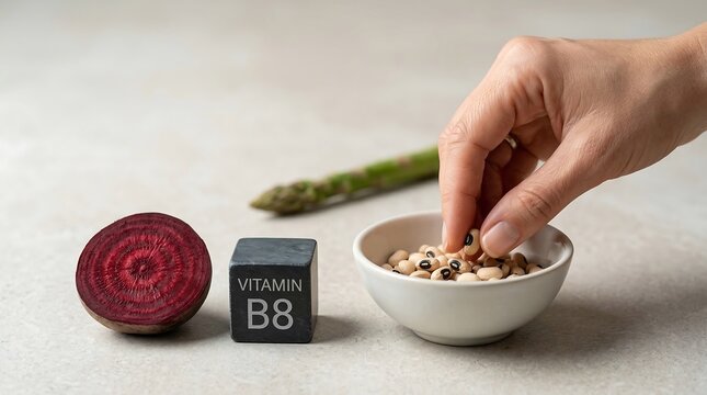 Vitamin B8 natural sources inositol from black eyed peas asparagus and beetroot