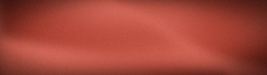 Fototapeta premium Grainy red gradient background with dark vignette and cinematic texture for luxury design