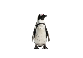 Fototapeta premium Adorable Penguin Portrait Close Up Shot Natural Light