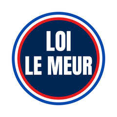 Symbole loi Le Meur en France © Ricochet64