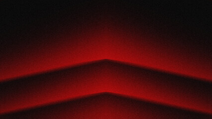 Red Symmetrical Chevron Abstract Background, Dark Geometric Arrow Shape Texture, Minimalist Gradient V-Shape Design. © Arthapicture