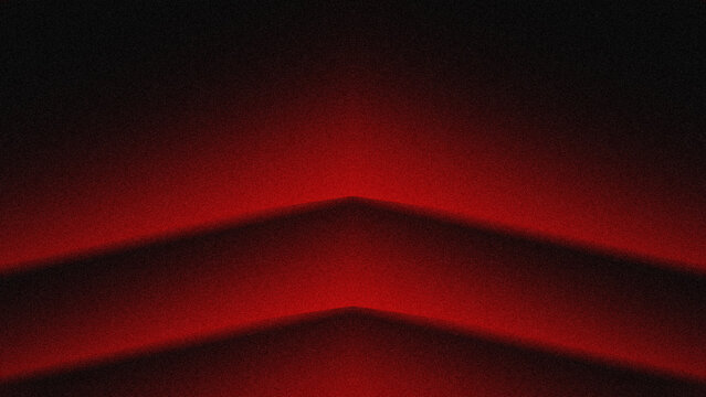 Red Symmetrical Chevron Abstract Background, Dark Geometric Arrow Shape Texture, Minimalist Gradient V-Shape Design.