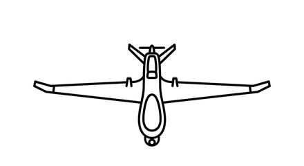 Airplane Aircraft Vehicle Plane Flying Machine. © Joko santoso