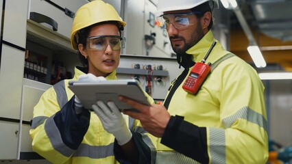 Engineers test safety interlocks, emergency shutdowns and alarm thresholds on the compressor control panel. © Golf_MHNK