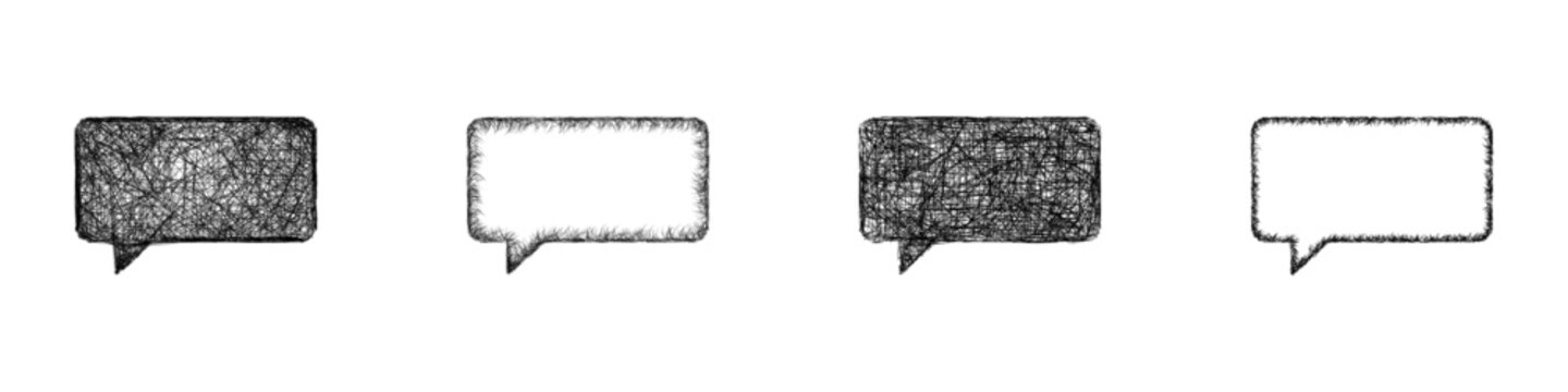 Sketch tooltip icon design set