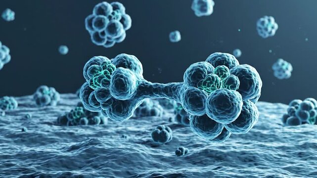 Stem Cell Differentiation Regenerative Biotechnology Visualization