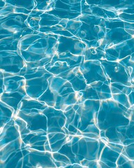 Obraz premium Sparkling water in swimming pool