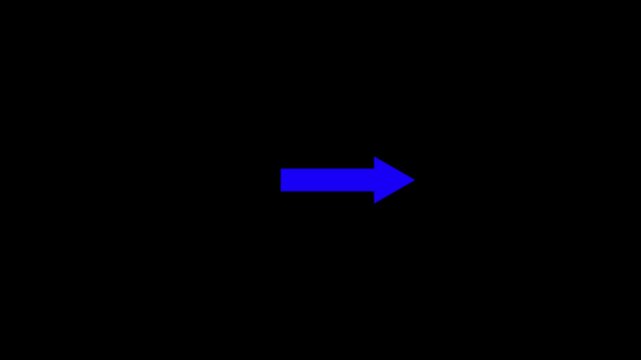Blue Arrow Pointing Right Directional Symbol Indicator right arrow directional arrow pointer