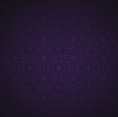 dark purple background with floral ornament