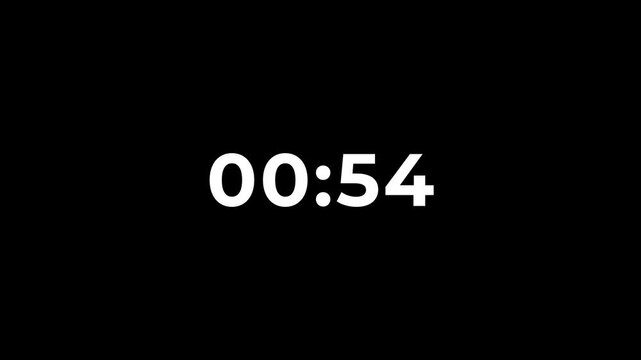 1 Minute Countdown Timer with Alarm Quick One Minute Visual Timer for Study, Workout, Cooking, Meditation, Focus and Productivity