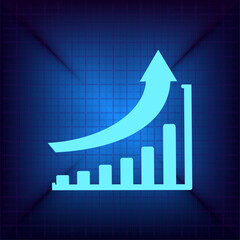 Vector illustration on a blue background