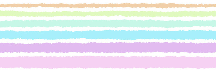 Naklejka premium Pastel Torn Paper Strips for Bullet Journaling and Digital Planner Decoration