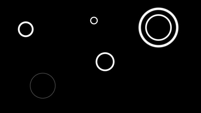 Geometric firework circle explosion with radiant sparks and glowing line shape burst effects on a black screen background for abstract motion visuals and festive background decorations 4k