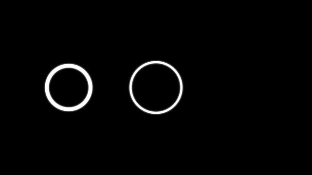 Unique circle burst line shape with shiny blast effects and modern firework motion graphics on a black screen background for high resolution cinematic projects and holiday video assets 4k