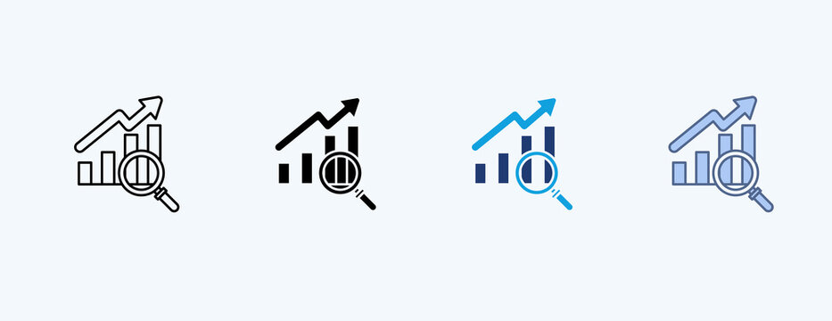Prediction Multiple Icon Illustration Vector