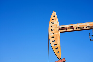 Obraz premium Oil pump in the outdoor work