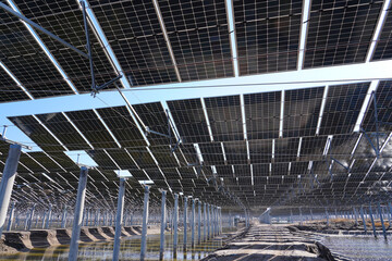 Solar panels green energy light energy