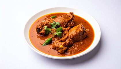 Fototapeta premium Keto-Style Laal Maas Low-Carb Plating