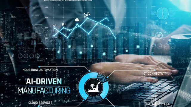 AI-driven manufacturing boosts industrial automation through IoT, cloud, and data analytics. Manufacturing process and factory output are optimized with smart feedback and AI. Marrow