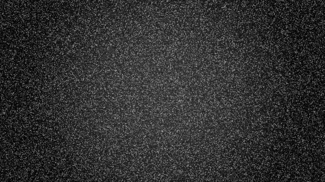 Vintage television static with horizontal lines for retro visual noise effect. Suitable for backgrounds in videos, presentations, or graphic designs.
