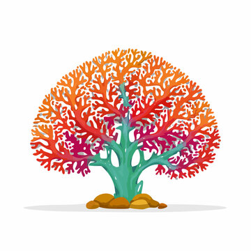 Carnation Coral Dendronephthya, vibrant colors, tree-like structure, 