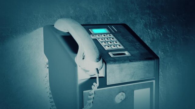 Payphone Ringing Scary Inverted View

