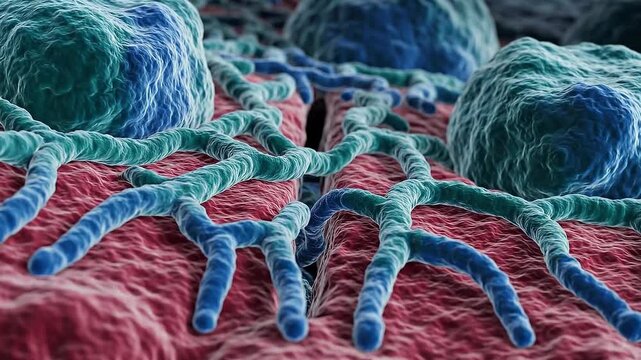 Microscopic 3D Visualization of Nephron Podocytes and Glomerulus