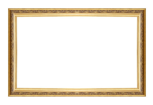 Golden picture frames