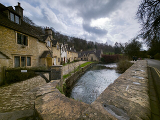 Fototapeta premium Castle Combe: Timeless Charm in the Heart of the Cotswolds England