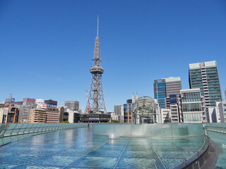 Fototapeta premium 名古屋の観光スポットオアシスの風景