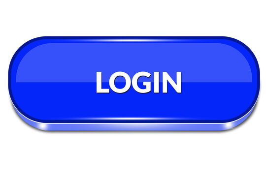 Blue Clean Login Button Symbol for Web UI and Digital Forms