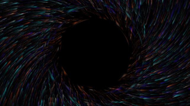 Abstract star burst simulation million ball in massive gravity giantic black hole