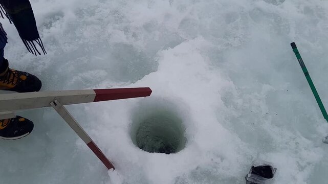 P&ecirc;che sur glace