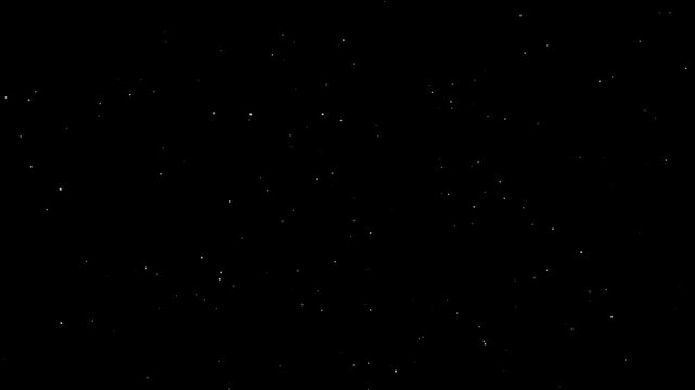 A vast expanse of the night sky filled with countless tiny white stars and distant celestial bodies creating a sense of infinite space and cosmic wonder against a deep black void