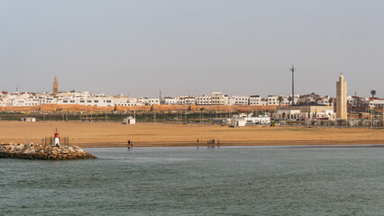 Panoramic Skyline of Rabat Medina and the Bou Regreg River